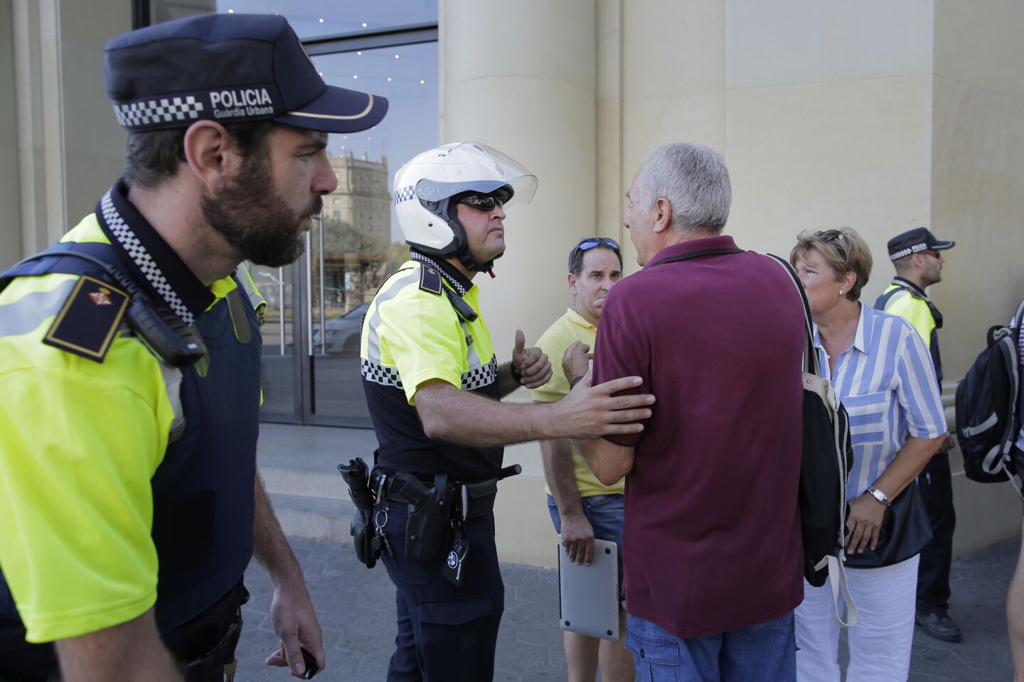 13 Injured After Car Plows Into Crowd Outside Barcelona Football Match 13 Injured After Car Plows Into Crowd Outside Barcelona Football Match