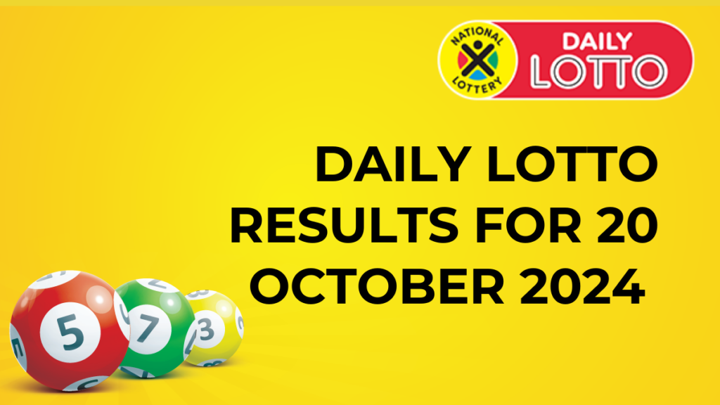 29 April 2025 Daily Lotto Results Announced 29 April 2025 Daily Lotto Results Announced