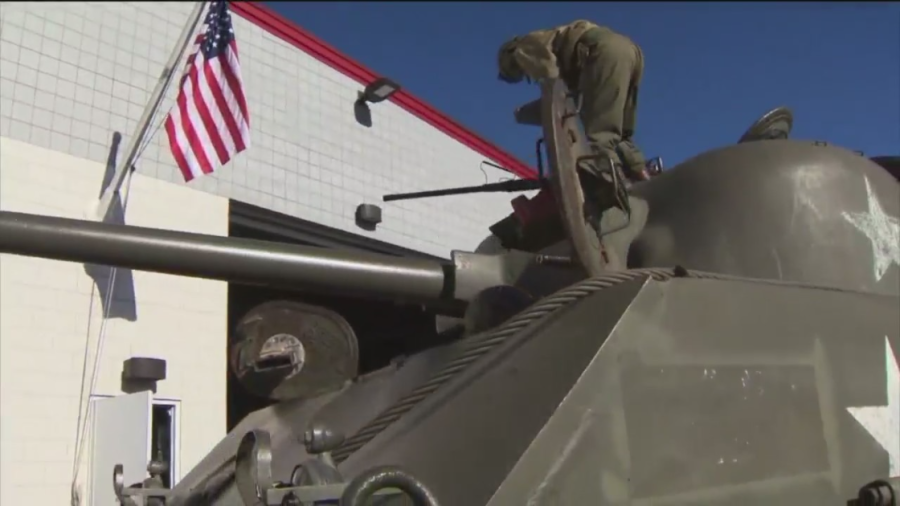 98-Year-Old Veteran Crushes Tesla With Historic Sherman Tank 98-Year-Old Veteran Crushes Tesla With Historic Sherman Tank