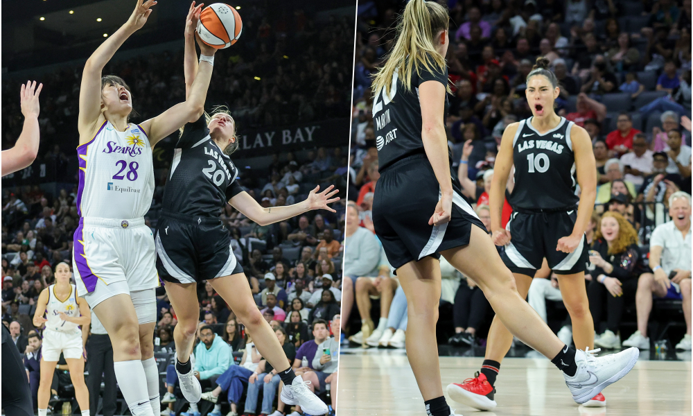 Aces Fans React: Kelsey Plum And Kate Martin's Heartwarming Courtside Moment Aces Fans React: Kelsey Plum And Kate Martin's Heartwarming Courtside Moment