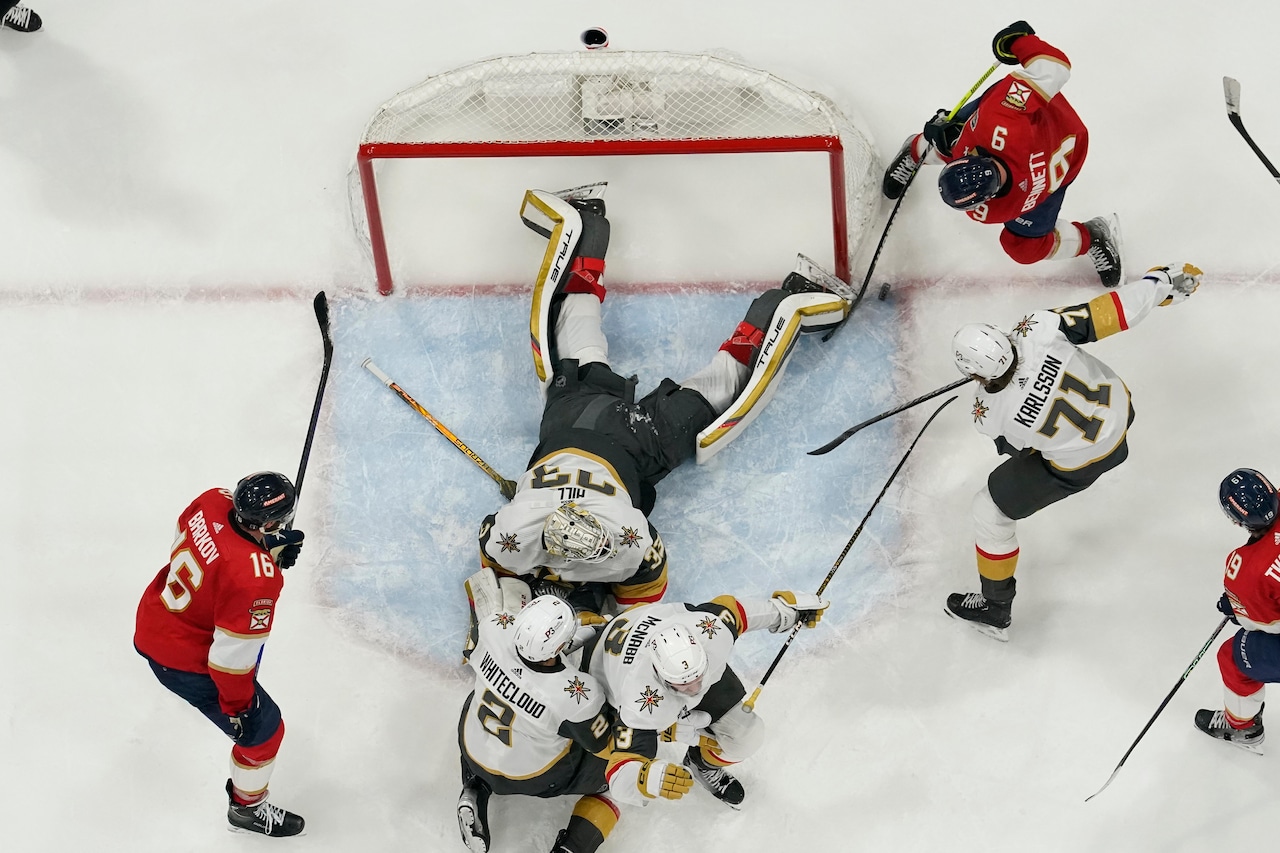 Adin Hill's 27 Saves Power Vegas Golden Knights Past Columbus Blue Jackets Adin Hill's 27 Saves Power Vegas Golden Knights Past Columbus Blue Jackets