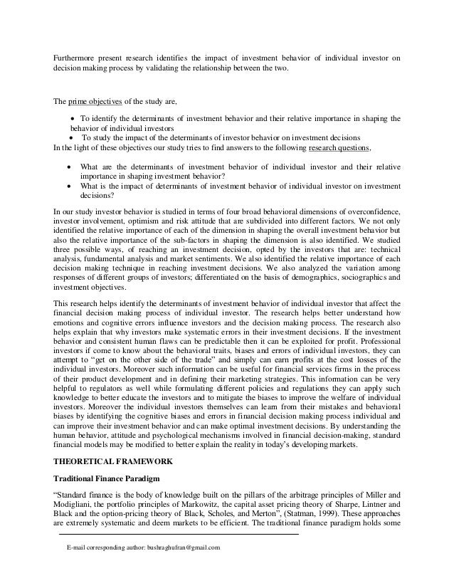 Analyzing The Recent Market Dip: Professional Vs. Individual Investor Behavior Analyzing The Recent Market Dip: Professional Vs. Individual Investor Behavior