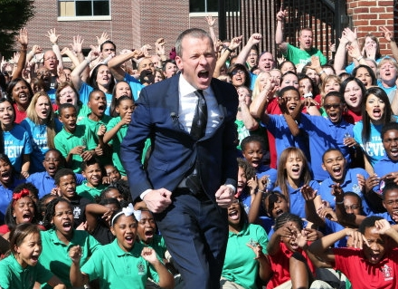 Atlanta Educator Ron Clark's Survivor Party: A School-Wide Celebration Atlanta Educator Ron Clark's Survivor Party: A School-Wide Celebration