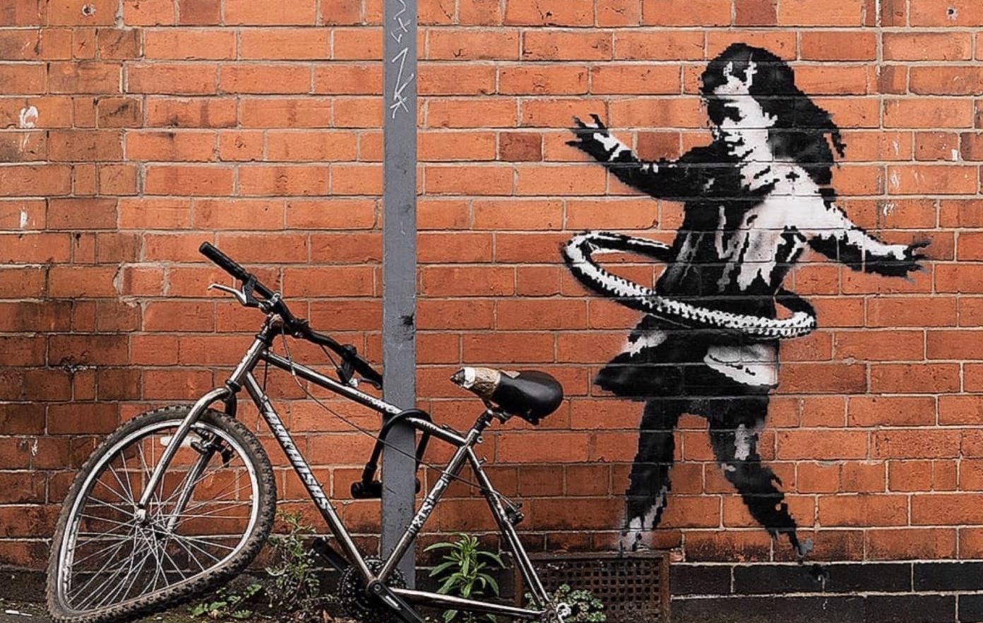 Banksy Broken Heart Mural Headed To Auction Banksy Broken Heart Mural Headed To Auction
