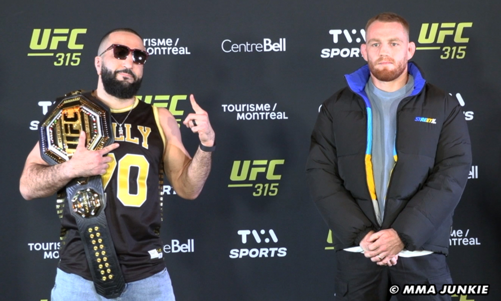 Belal Muhammad And Jack Della Maddalena Clash At UFC 315 Faceoff Belal Muhammad And Jack Della Maddalena Clash At UFC 315 Faceoff