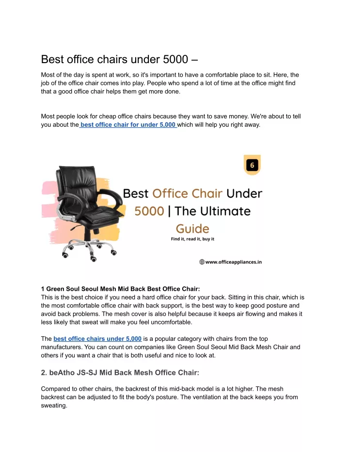 Best Office Chairs Of 2025: Tried And Tested Best Office Chairs Of 2025: Tried And Tested