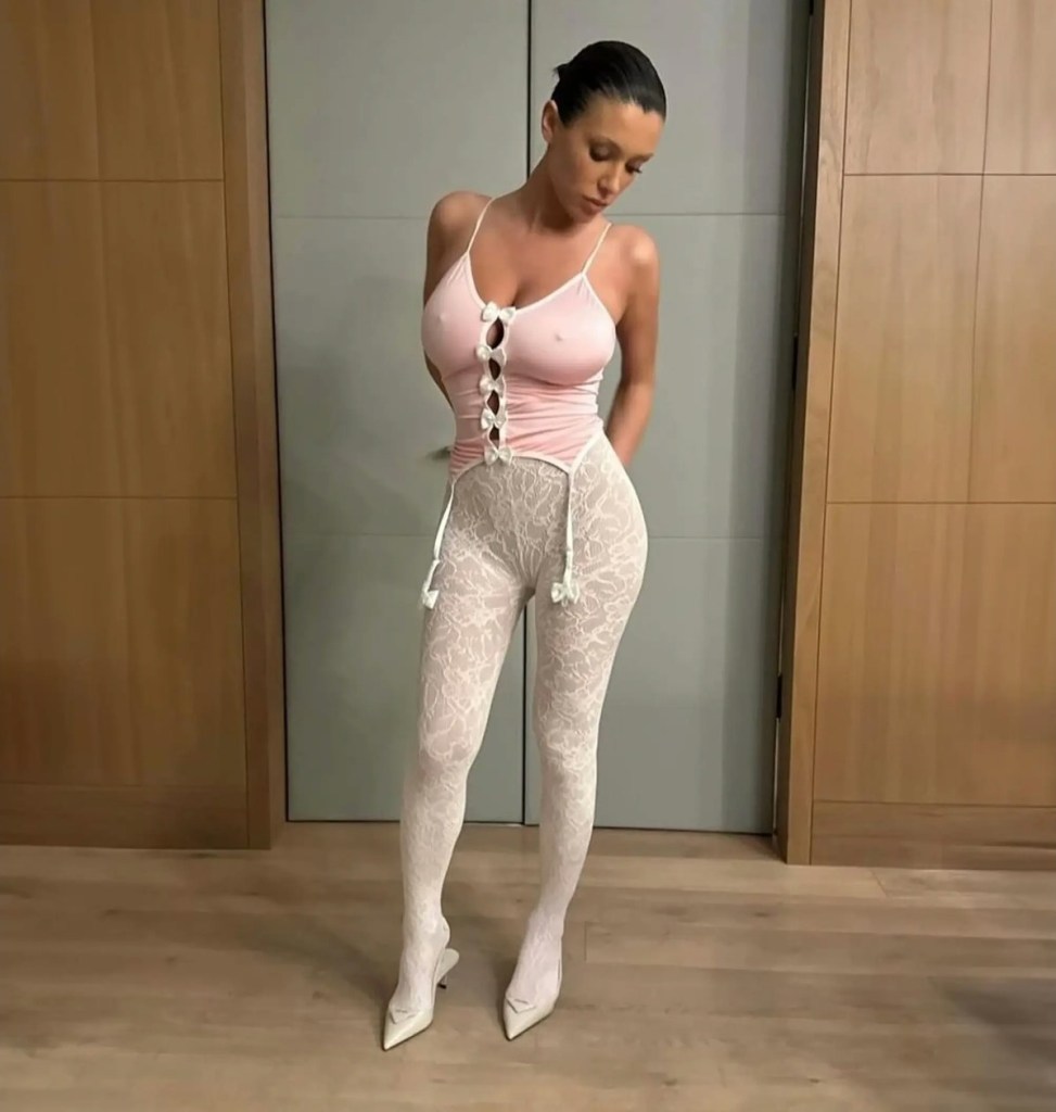 Bianca Censori's Racy Roller Skating Outfit: Bra And Thong Look