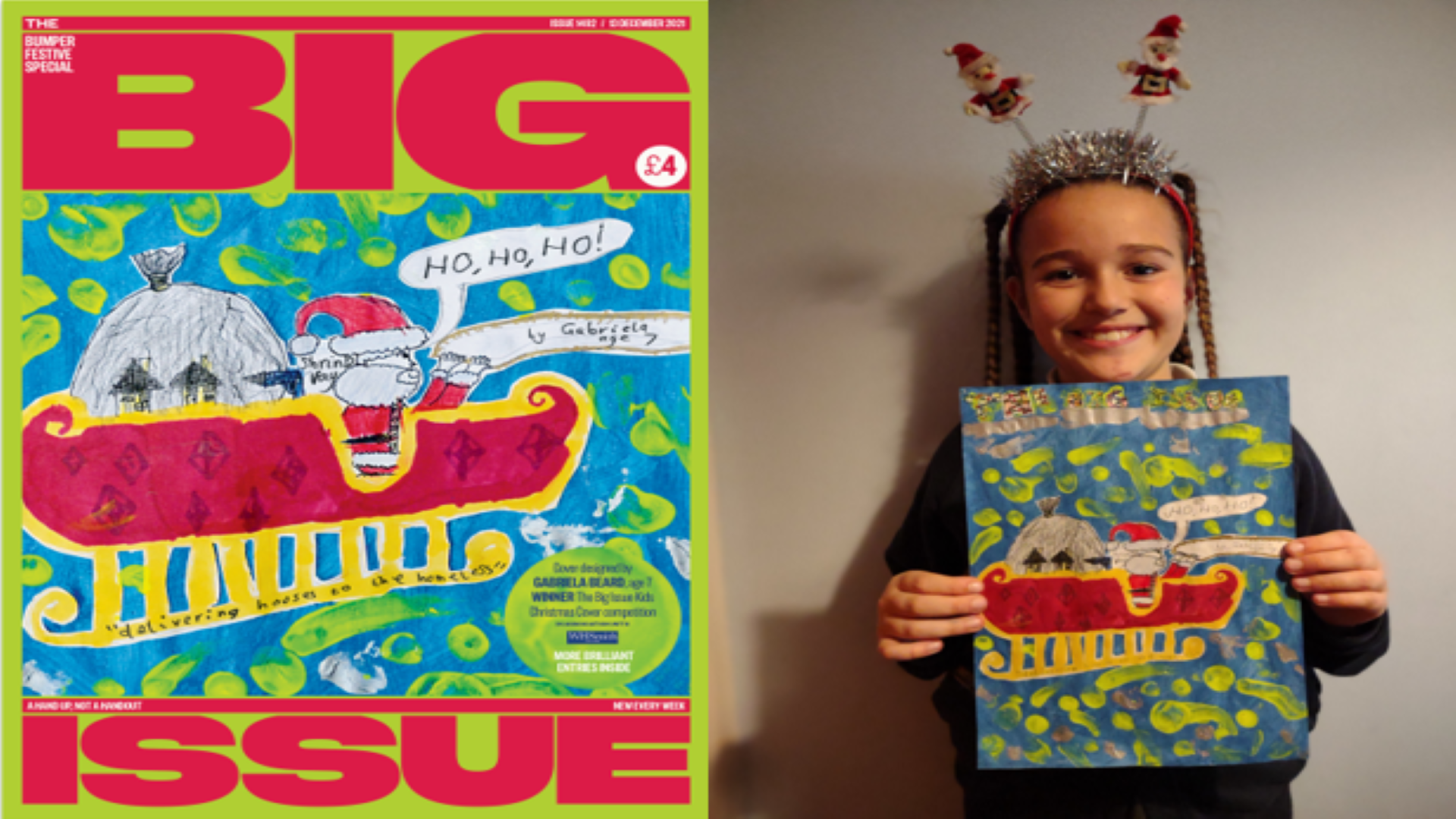Big Issue Reveals Young Winner Of Children's Competition Big Issue Reveals Young Winner Of Children's Competition