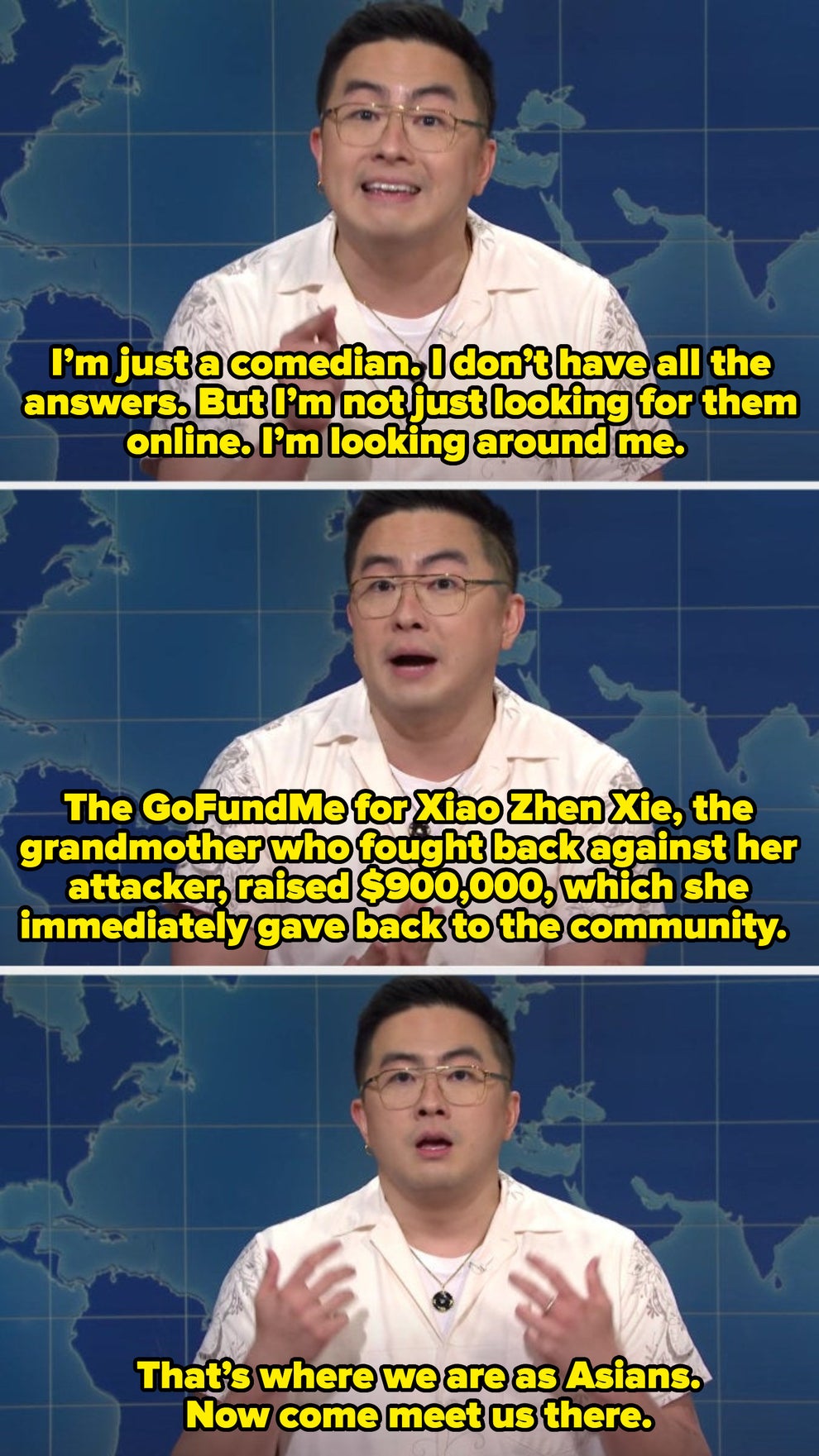 Bowen Yang Advocates For Stronger Language On SNL Bowen Yang Advocates For Stronger Language On SNL