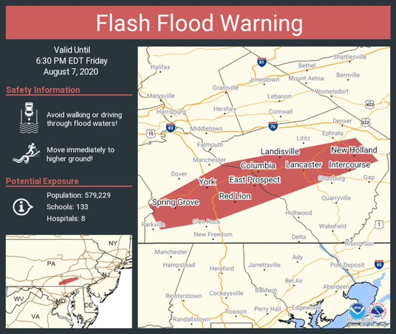 Bradford & Wyoming Counties: Flash Flood Warning Until Tuesday Evening Bradford & Wyoming Counties: Flash Flood Warning Until Tuesday Evening