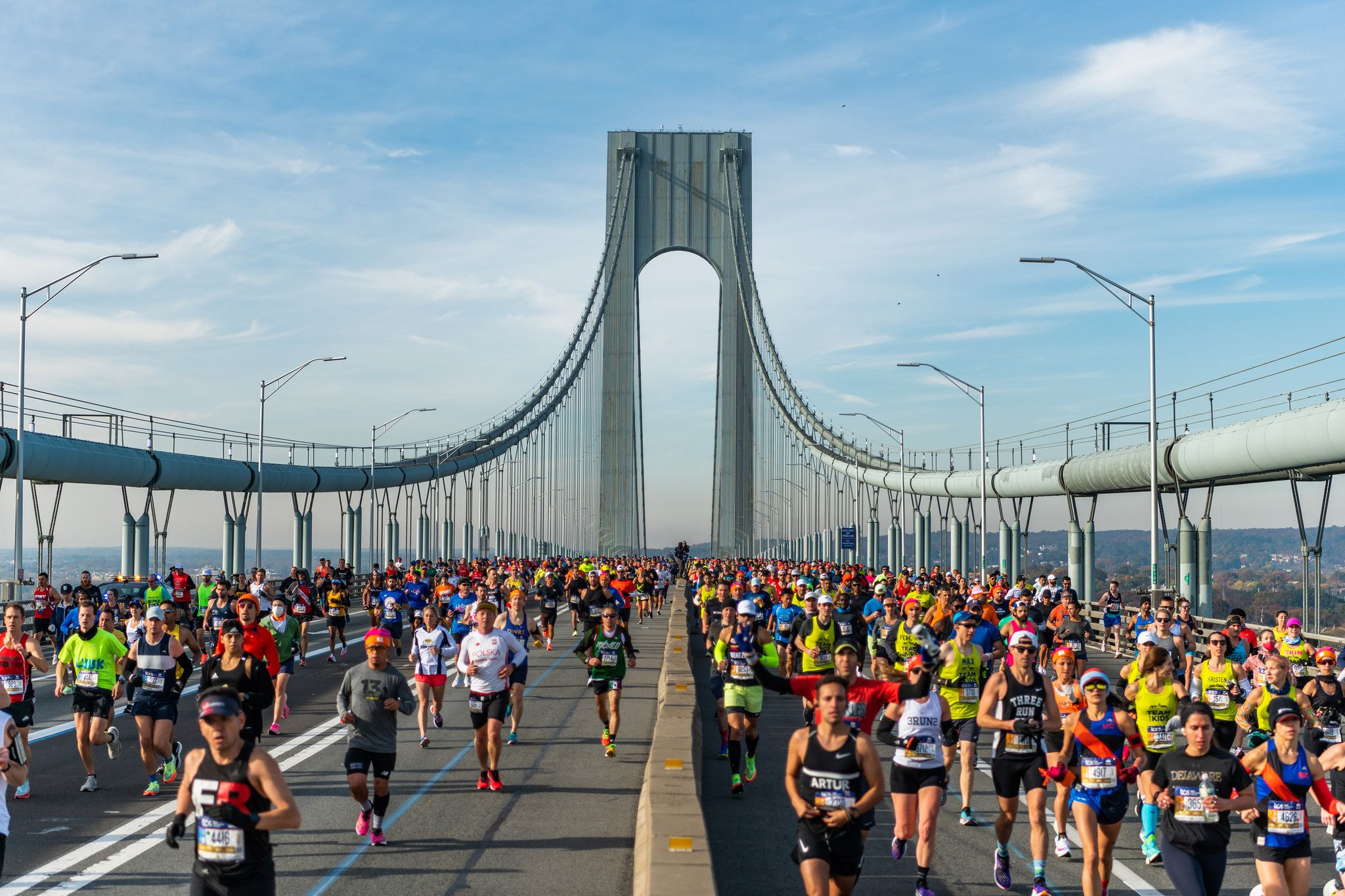 Brooklyn Bridge Run: NYC Half Marathon Attracts Huge Crowd Brooklyn Bridge Run: NYC Half Marathon Attracts Huge Crowd