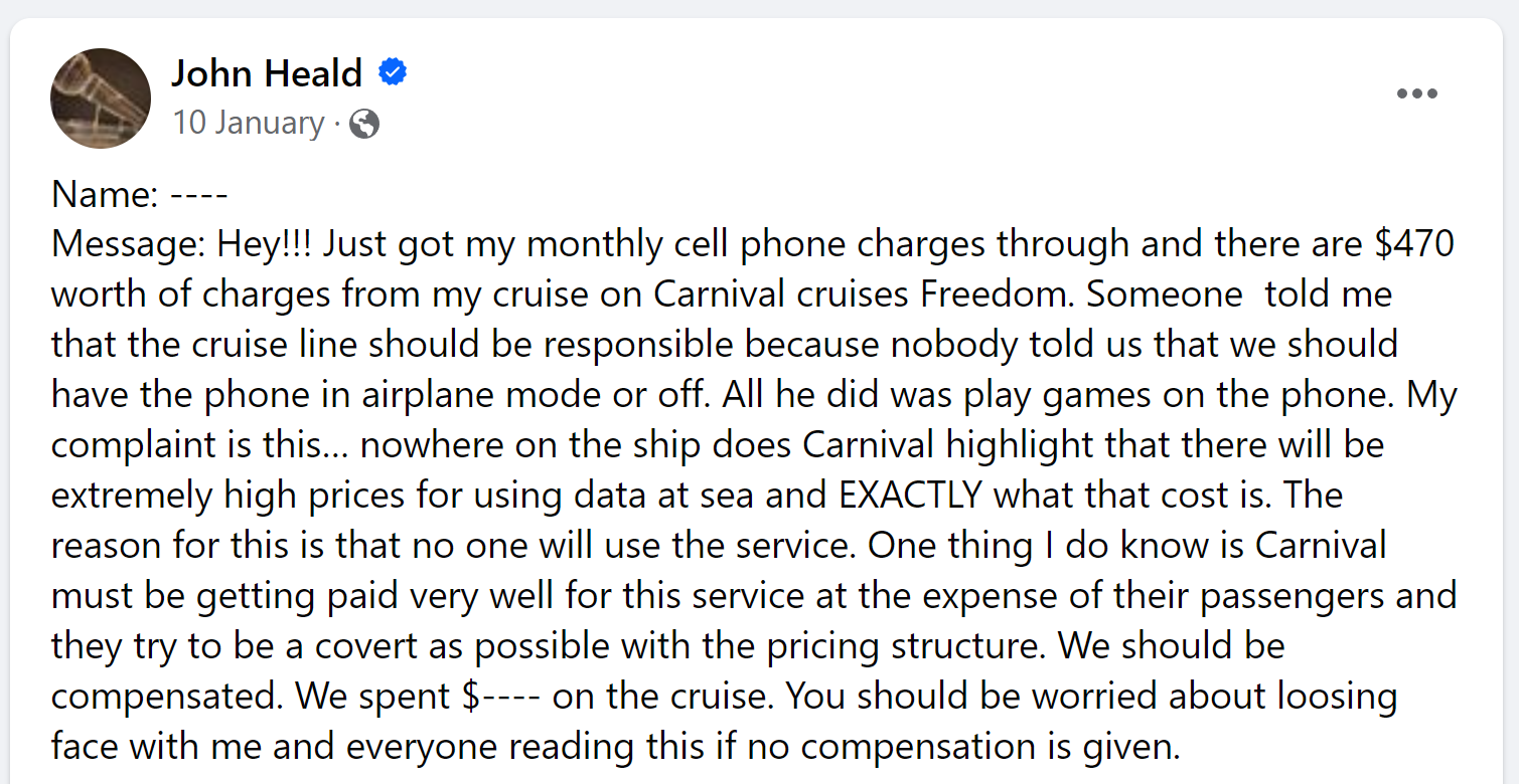 Can Cruise Lines Ban You For Complaining?  A Shocking Truth.