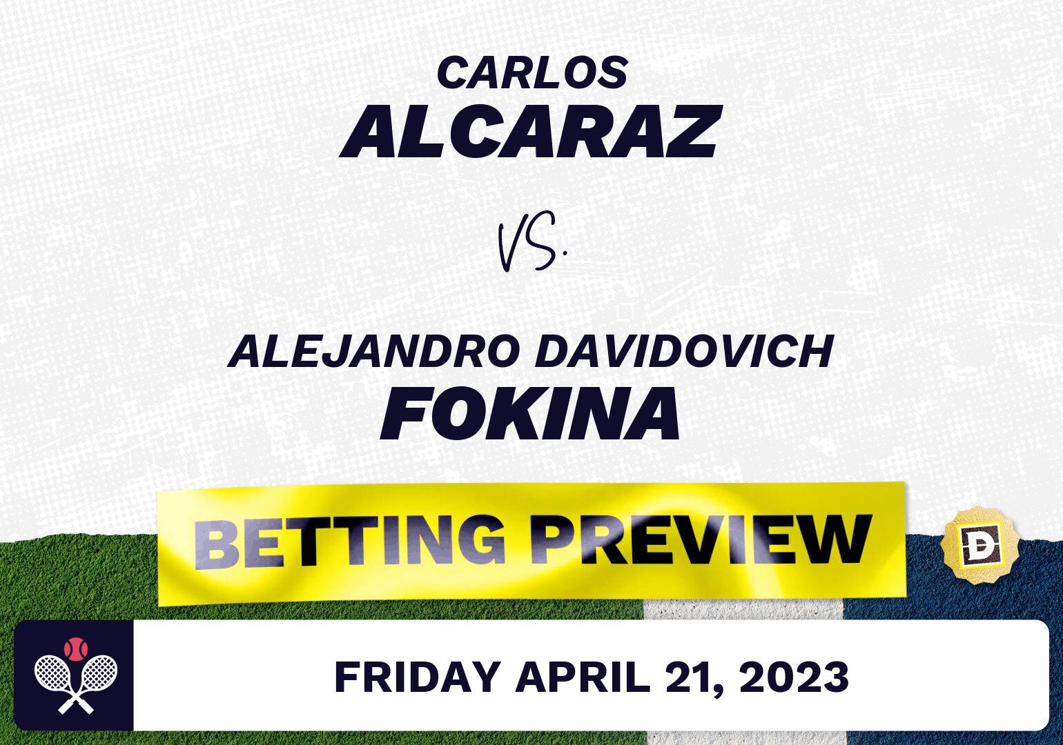 Carlos Alcaraz Defeats Davidovich Fokina, Reaches Monte-Carlo Masters Final Carlos Alcaraz Defeats Davidovich Fokina, Reaches Monte-Carlo Masters Final