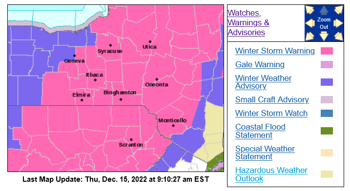 Cayuga County Flash Flood Warning Extended Through Tuesday