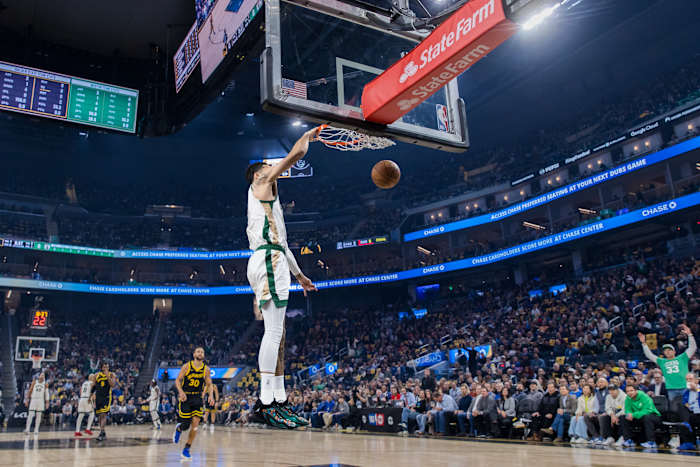 Celtics' Tatum Avoids Serious Wrist Injury After Flagrant Foul Celtics' Tatum Avoids Serious Wrist Injury After Flagrant Foul