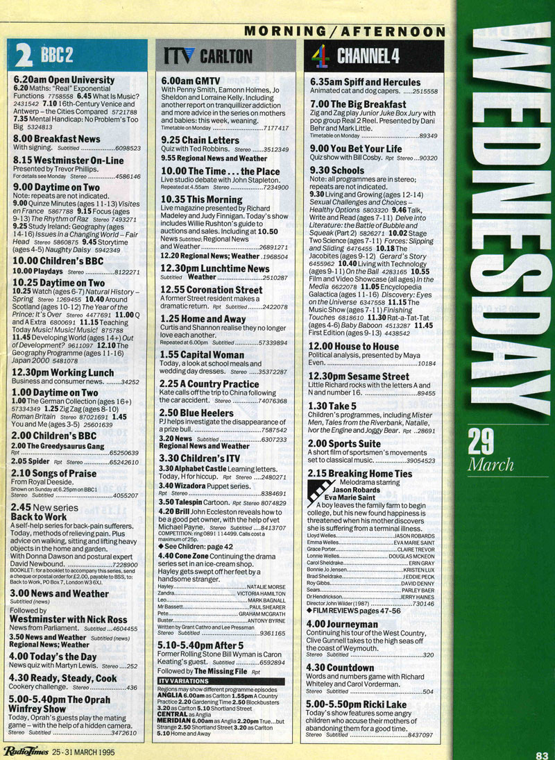 Complete Sandylands - U TV Listings And Information Complete Sandylands - U TV Listings And Information