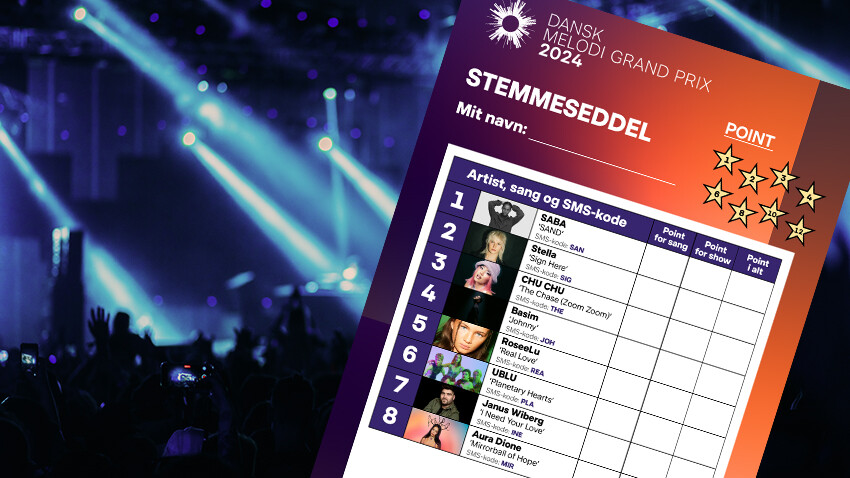 Dansk Melodi Grand Prix 2025: Stem På Din Favorit Nu! Dansk Melodi Grand Prix 2025: Stem På Din Favorit Nu!