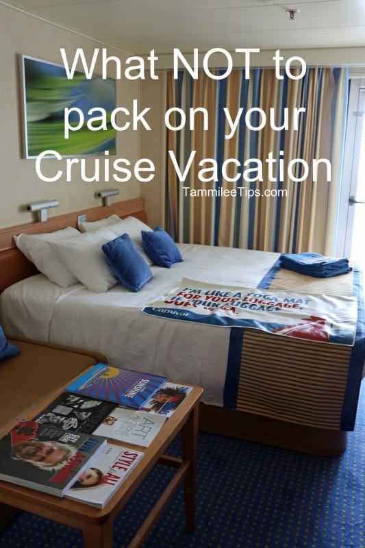 Don't Pack These Items For Your Cruise Vacation