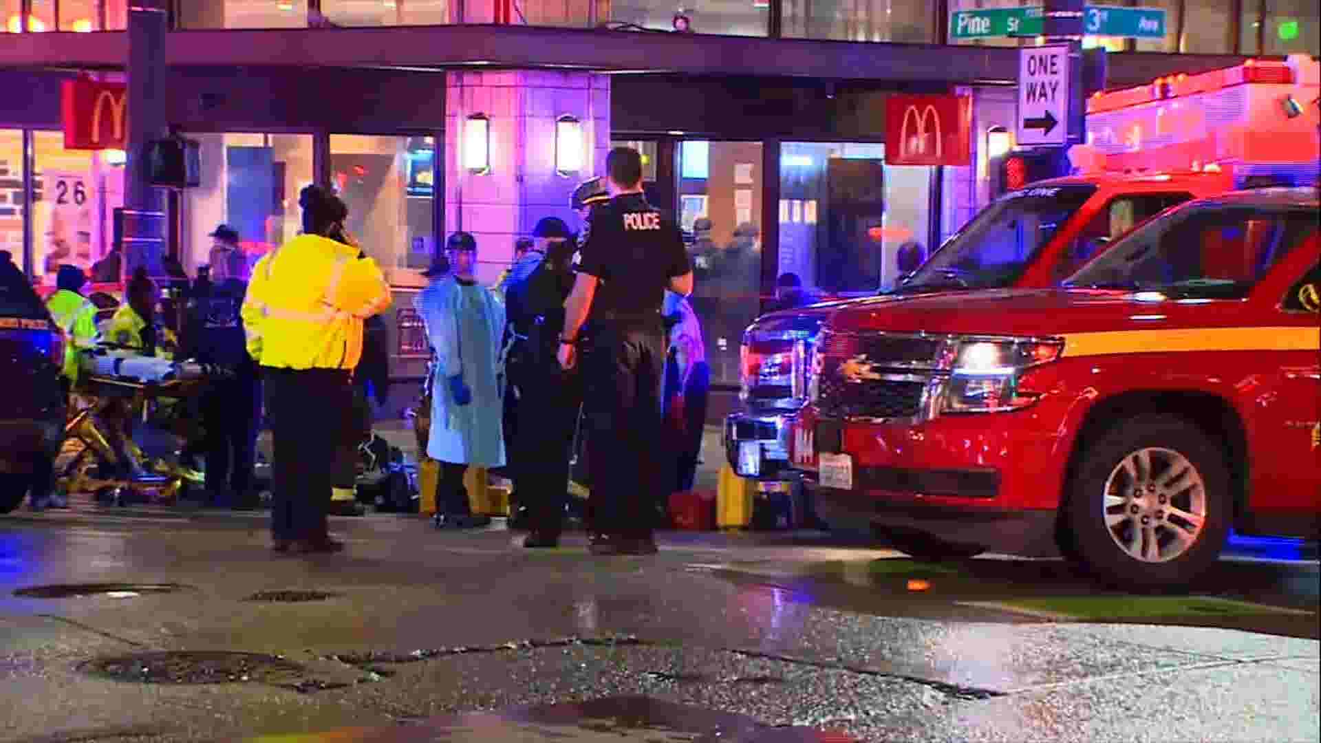 Downtown Seattle Shooting: Three Suffer Injuries Downtown Seattle Shooting: Three Suffer Injuries