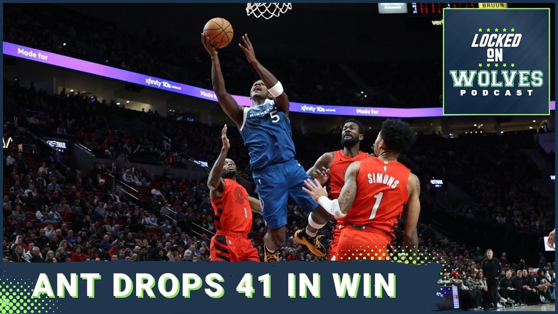 Edward Big Night Leads Minnesota Timberwolves Past Brooklyn Nets