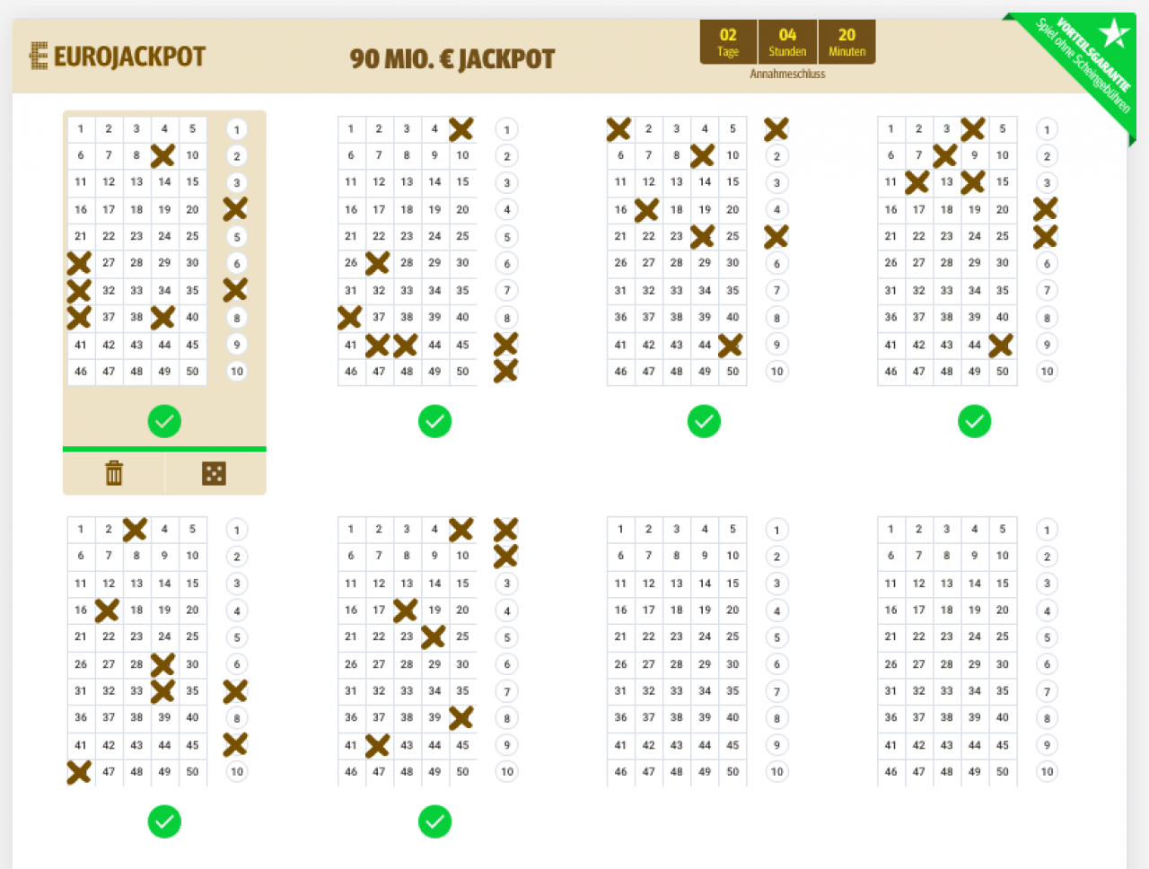 Eurojackpot Gewinnzahlen Freitag, 14. März 2025 Eurojackpot Gewinnzahlen Freitag, 14. März 2025