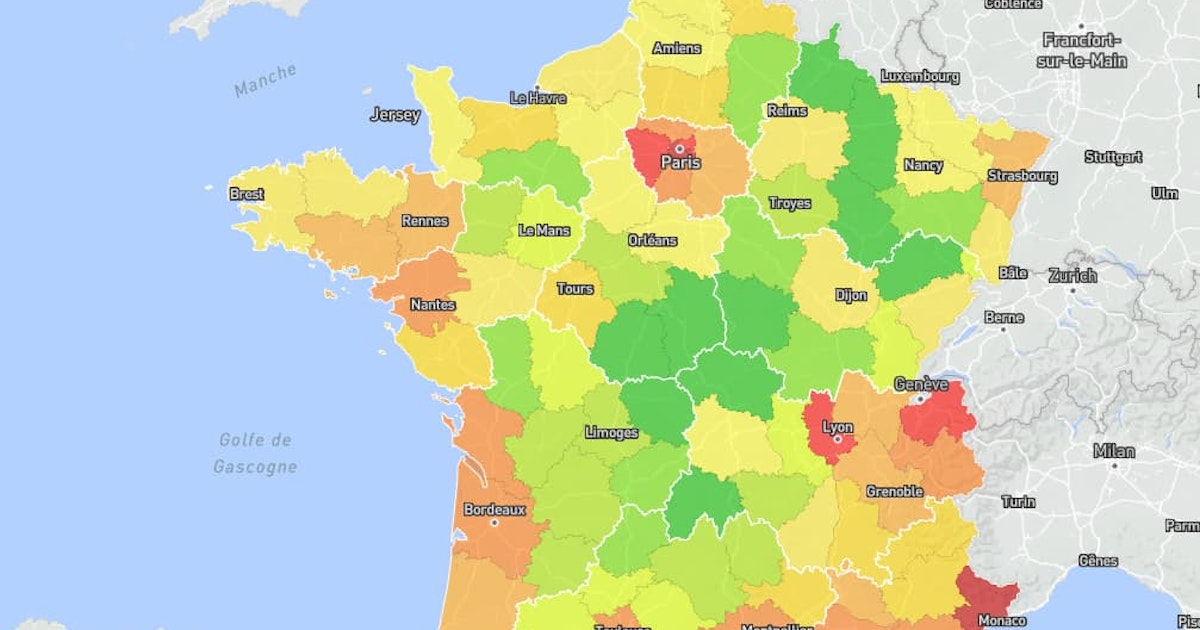 Évolution Des Prix Immobiliers: Explorez La Carte Des Prix Des Maisons Par Région En France Évolution Des Prix Immobiliers: Explorez La Carte Des Prix Des Maisons Par Région En France