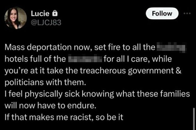 Ex-Tory Councillor's Wife Challenges Racial Hatred Tweet Verdict Ex-Tory Councillor's Wife Challenges Racial Hatred Tweet Verdict