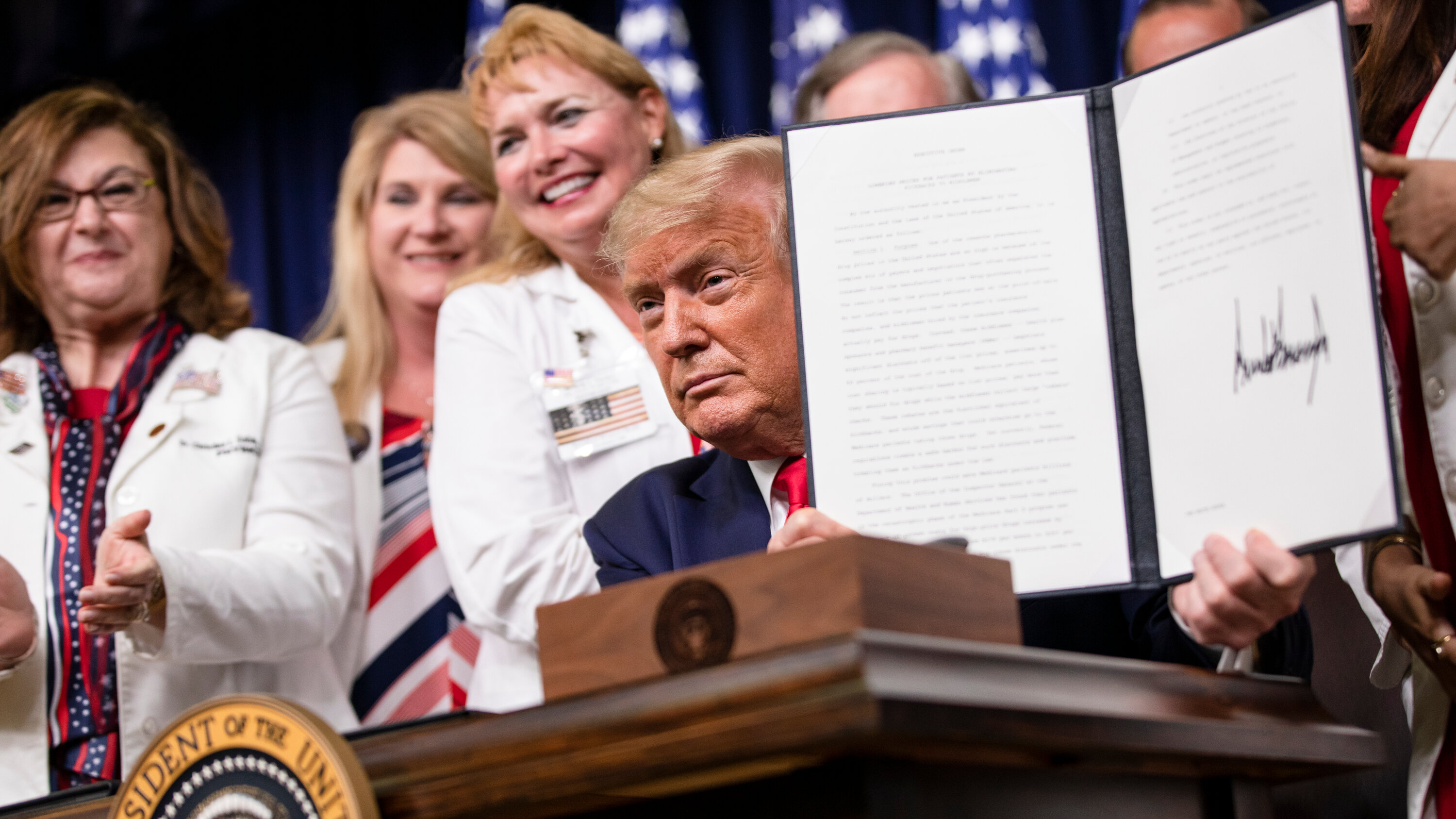 Executive Order Aims To Lower Prescription Drug Prices: Analysis Executive Order Aims To Lower Prescription Drug Prices: Analysis