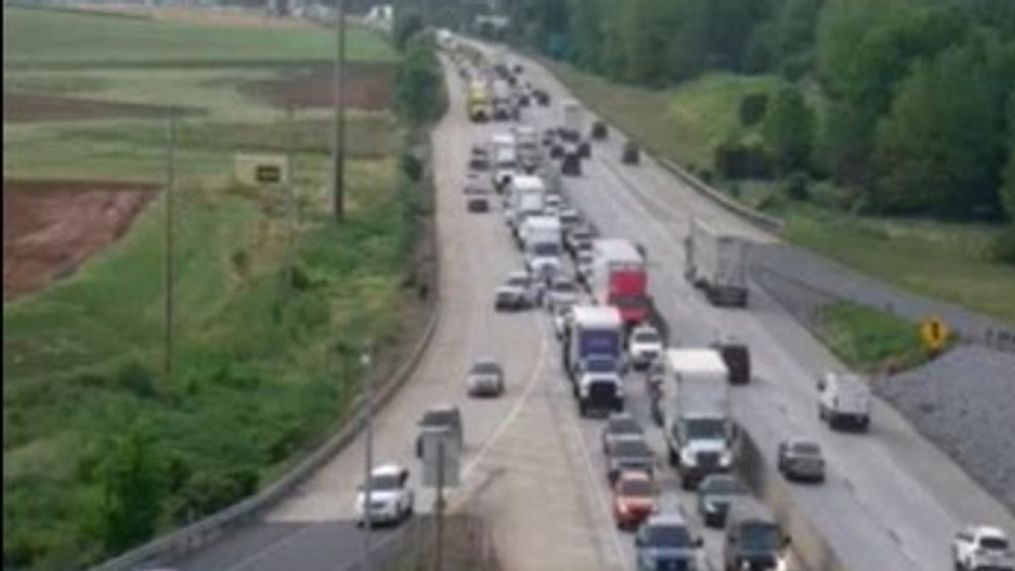 FedEx Truck Catches Fire On Route 283: Lancaster County Traffic Delays FedEx Truck Catches Fire On Route 283: Lancaster County Traffic Delays