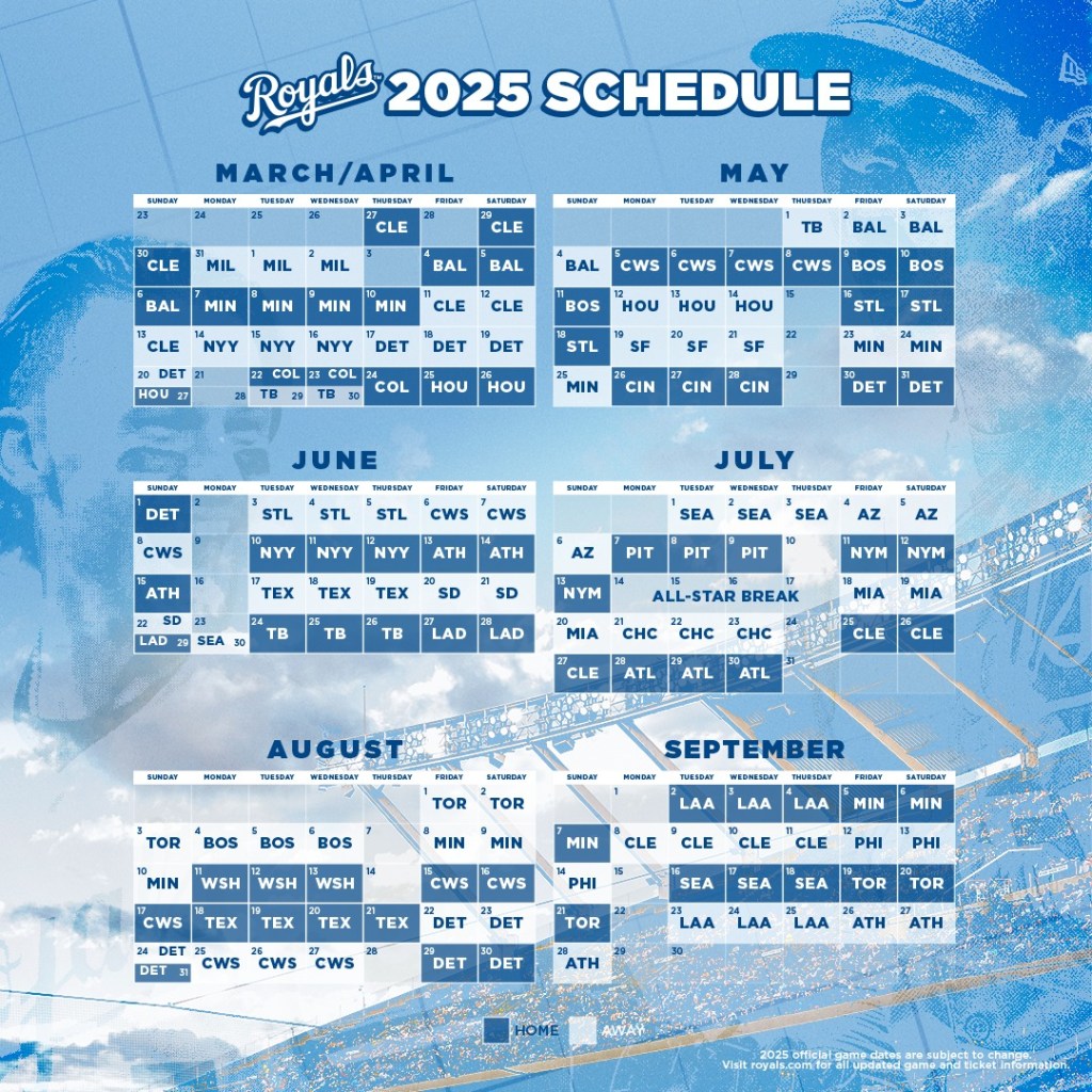 Full TV Schedule: Kansas City Royals Games On KCTV5 This Season Full TV Schedule: Kansas City Royals Games On KCTV5 This Season