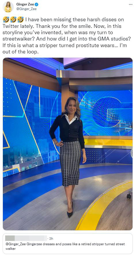 Ginger Zee Claps Back At Critic Over Aging Comments Ginger Zee Claps Back At Critic Over Aging Comments