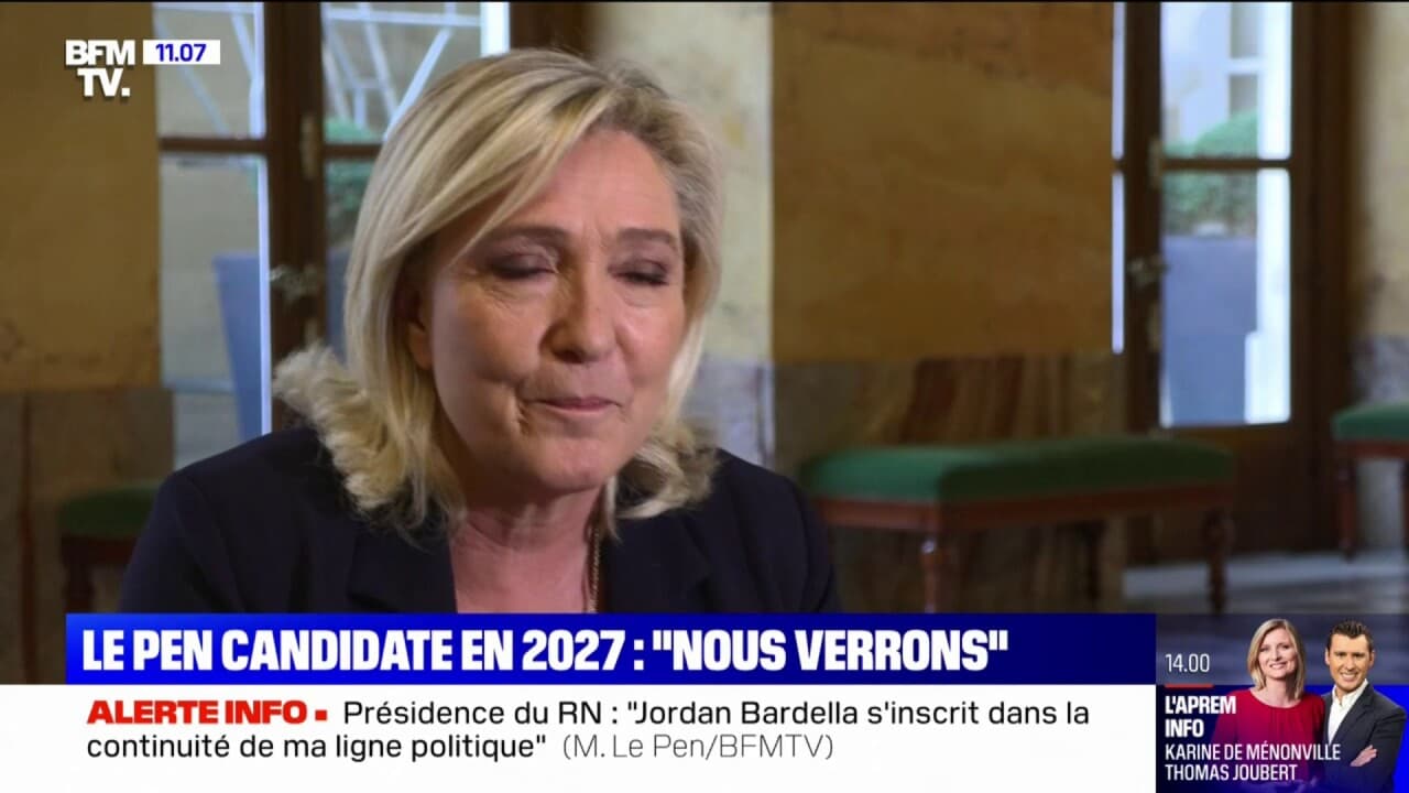 Hanouna, Le Pen, 2027 : Jacobelli S'inquiète D'une Exclusion De La Candidate Hanouna, Le Pen, 2027 : Jacobelli S'inquiète D'une Exclusion De La Candidate