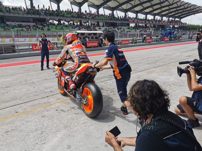 Hasil FP1 MotoGP Inggris: Marquez Tercepat, Motor Mogok Akhiri Sesi