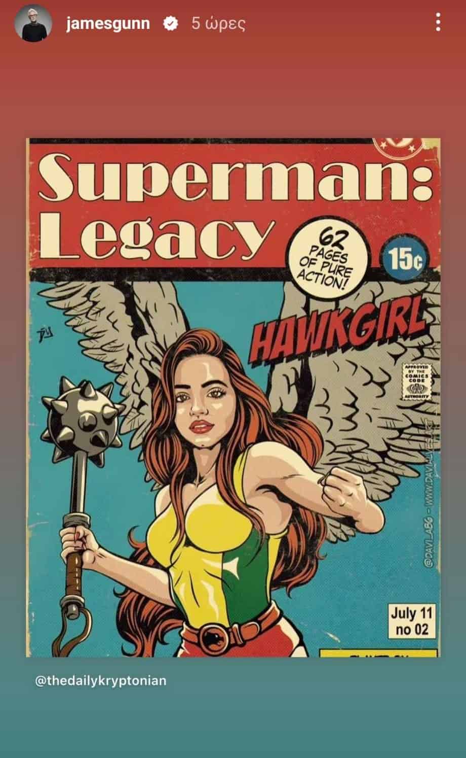 Hawkgirl's Intriguing Presence In James Gunn's Superman Film
