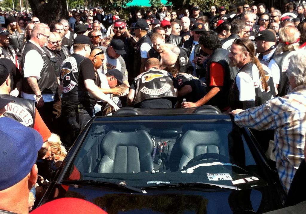 Hells Angels Attend Funeral After Motorcycle Crash Death Hells Angels Attend Funeral After Motorcycle Crash Death