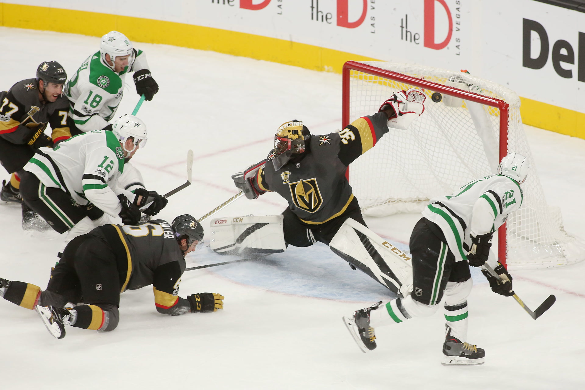 Hill's 27-Save Shutout Leads Golden Knights To 4-0 Victory Over Blue Jackets Hill's 27-Save Shutout Leads Golden Knights To 4-0 Victory Over Blue Jackets