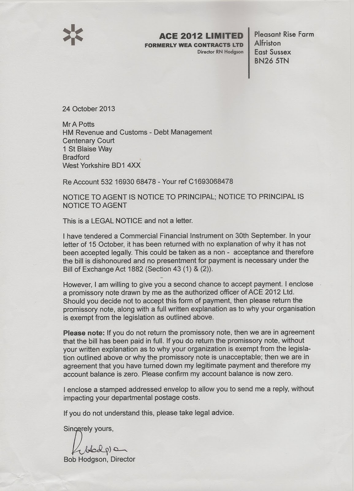 HMRC Letter Received?  Guidance For UK Households