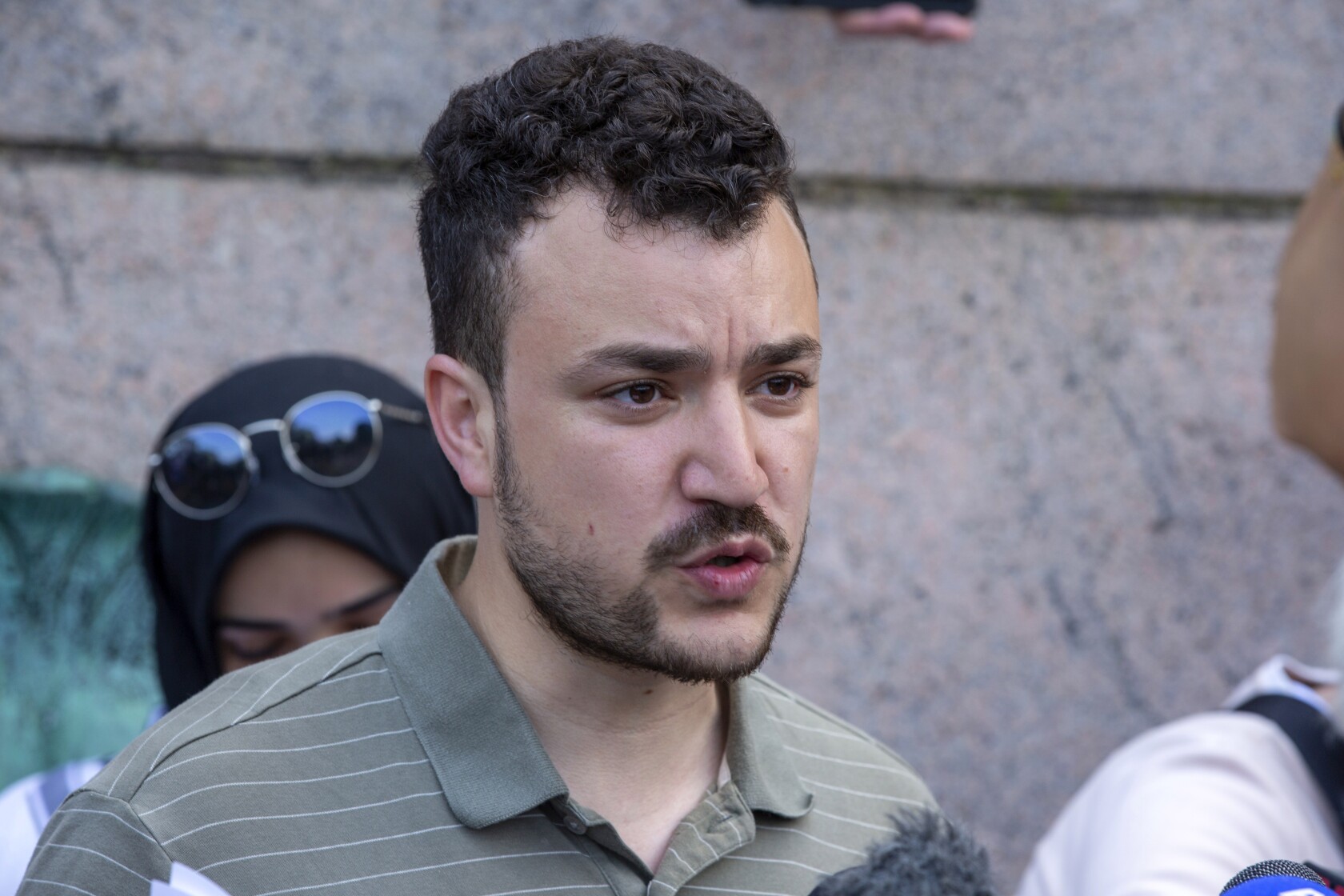 ICE Deportation Order Prevents Columbia Student Mahmoud Khalil From Seeing Newborn Son ICE Deportation Order Prevents Columbia Student Mahmoud Khalil From Seeing Newborn Son