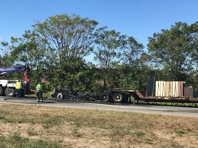 Investigation Launched After FedEx Truck Fire On Route 283, Lancaster County Investigation Launched After FedEx Truck Fire On Route 283, Lancaster County