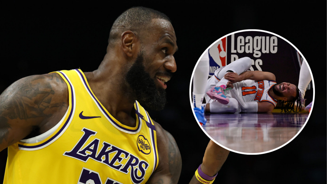 Jalen Brunson's Ankle Injury: Knicks-Lakers OT Exit Jalen Brunson's Ankle Injury: Knicks-Lakers OT Exit