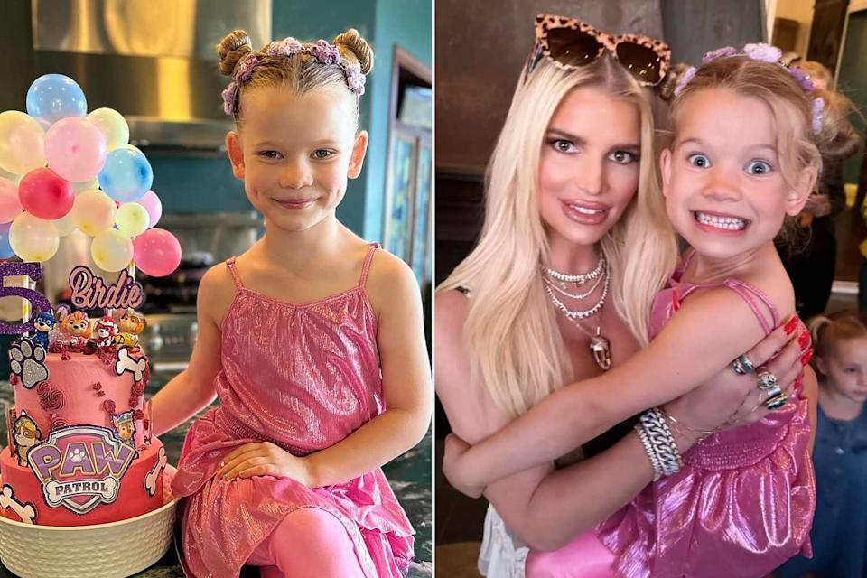 Jessica Simpson And Birdie: Adorable Twins In Yellow Swimsuits Jessica Simpson And Birdie: Adorable Twins In Yellow Swimsuits
