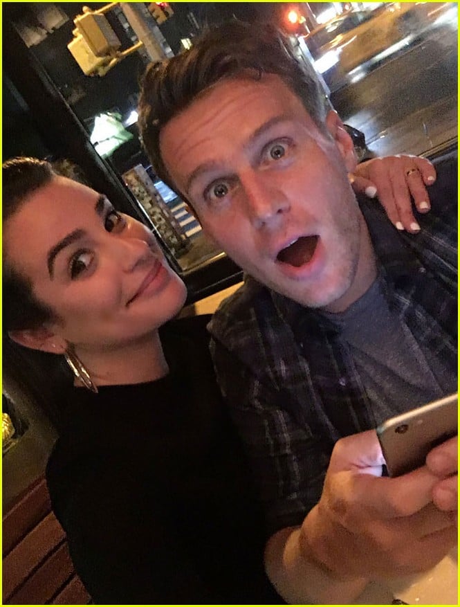 Jonathan Groff's Broadway Opening: Lea Michele & Friends Offer Support Jonathan Groff's Broadway Opening: Lea Michele & Friends Offer Support