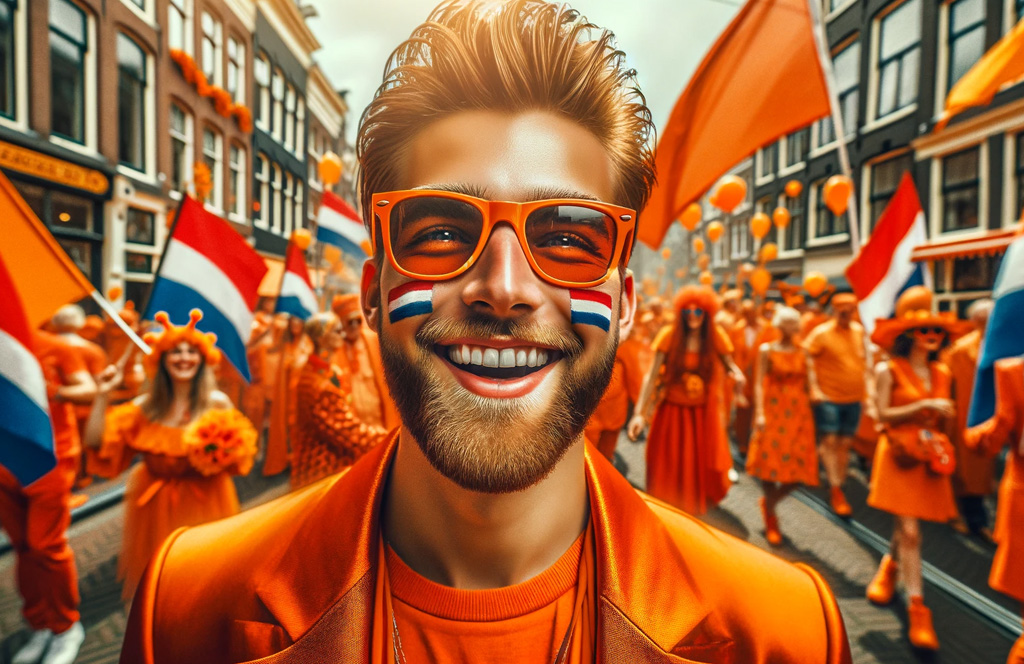 Kings Day In Amsterdam: New Mural Celebrates Marjolein Faber's Iconic Ribbon Gate Kings Day In Amsterdam: New Mural Celebrates Marjolein Faber's Iconic Ribbon Gate