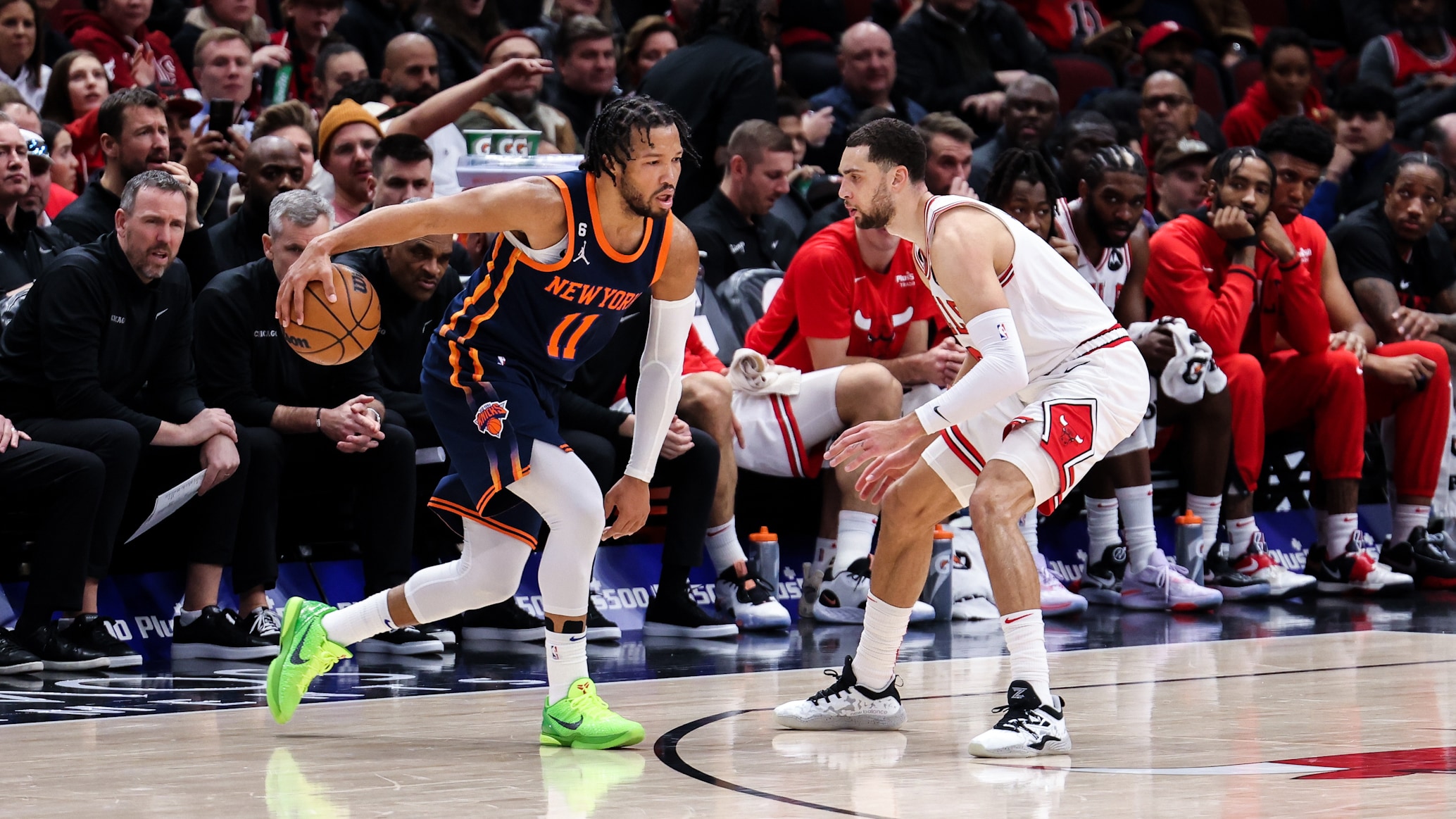 Knicks Steal Victory Over Bulls In Second Consecutive Overtime Game Knicks Steal Victory Over Bulls In Second Consecutive Overtime Game