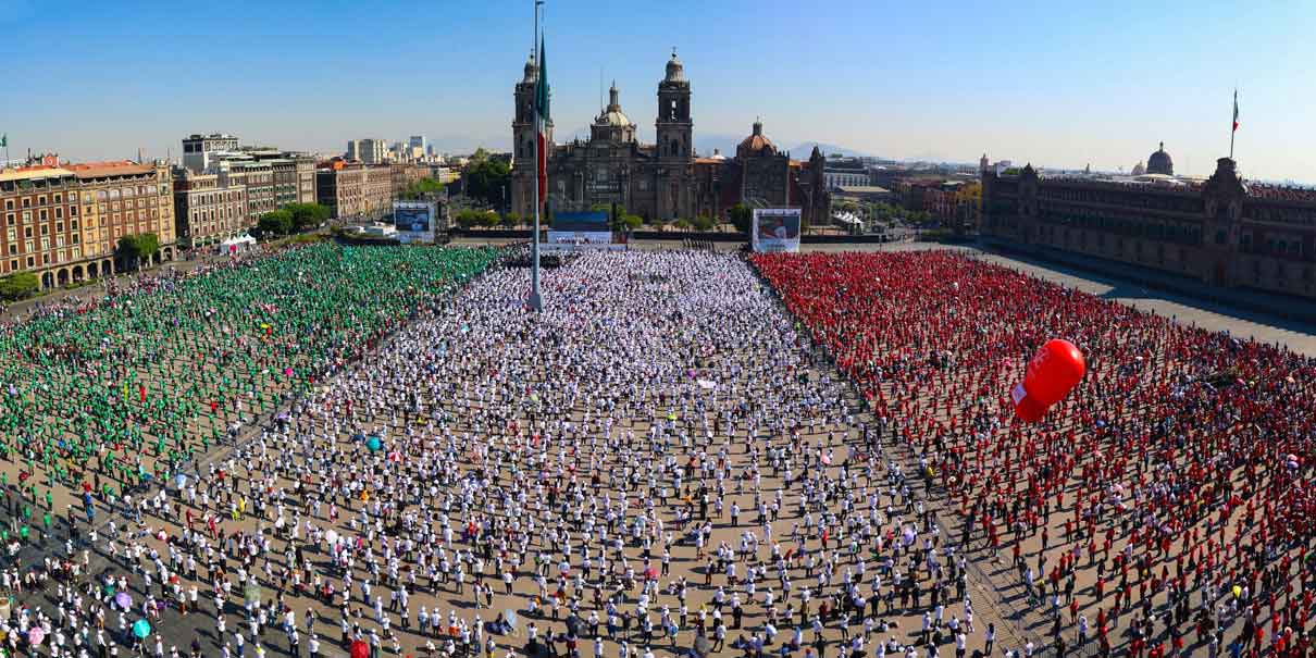 La Clase Nacional De Boxeo Llega Al Zócalo: Reportaje Fotográfico La Clase Nacional De Boxeo Llega Al Zócalo: Reportaje Fotográfico