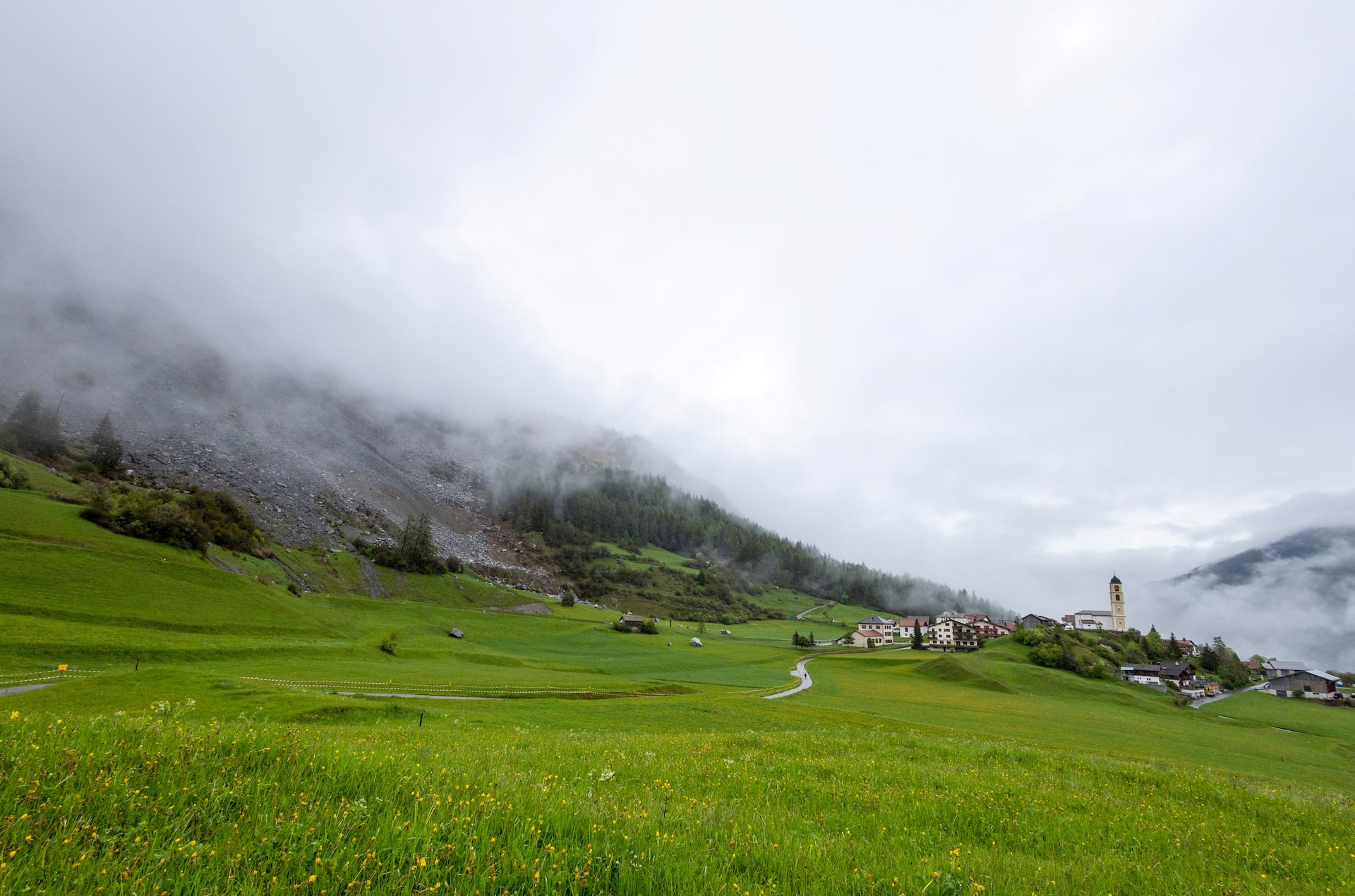 Landslide Threat Forces Evacuations In Swiss Village Landslide Threat Forces Evacuations In Swiss Village