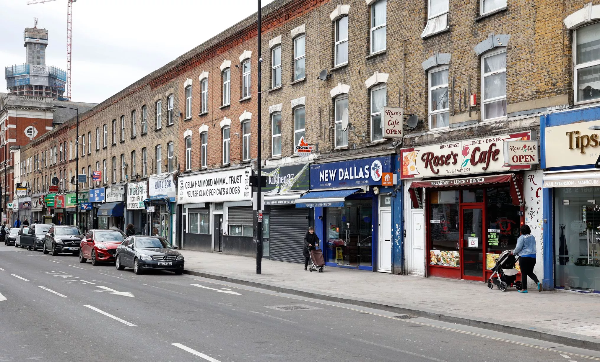 Large-Scale Fire On East London High Street Requires 100+ Firefighters Large-Scale Fire On East London High Street Requires 100+ Firefighters