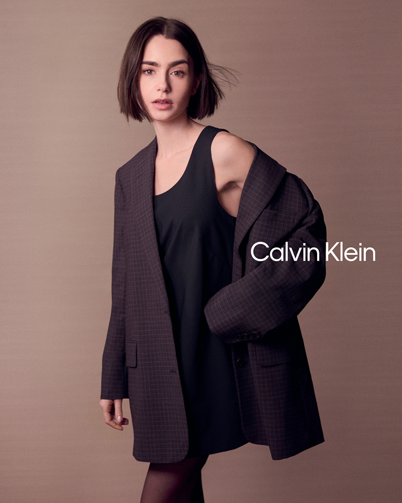 Lily Collins: New Calvin Klein Campaign Images Lily Collins: New Calvin Klein Campaign Images
