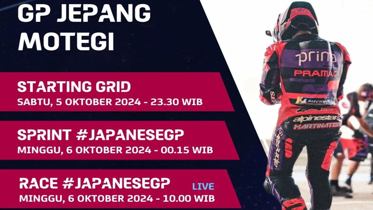 Link Nonton Live Streaming MotoGP Inggris: Sprint Race Jam 20.00 WIB Link Nonton Live Streaming MotoGP Inggris: Sprint Race Jam 20.00 WIB