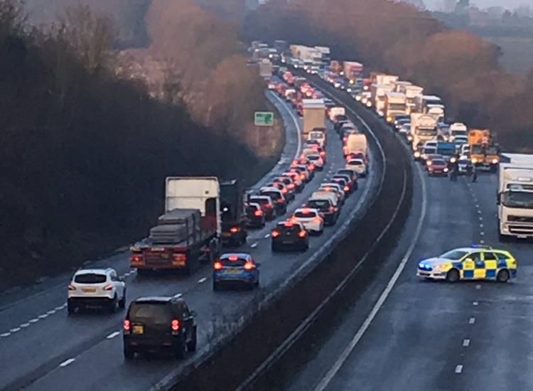 Major Disruption On M6 Due To Van Accident Major Disruption On M6 Due To Van Accident